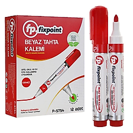 FİXPOİNT TAHTA KALEMİ KIRMIZI (Adet)
