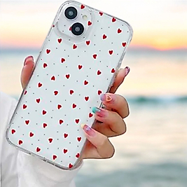 IPHONE 13-14 KALP DESENLİ ŞEFFAF KILIF